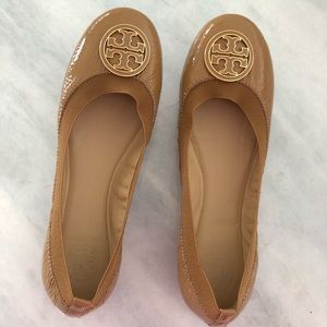 NWOT Tory Burch Caroline Patent Ballet Flat size 8